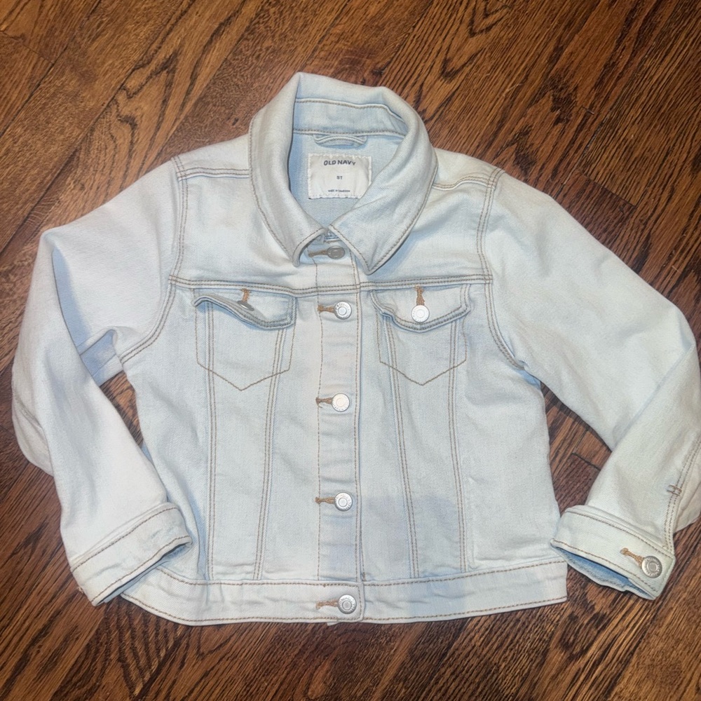 Old Navy Kids Light Wash Jean Jacket